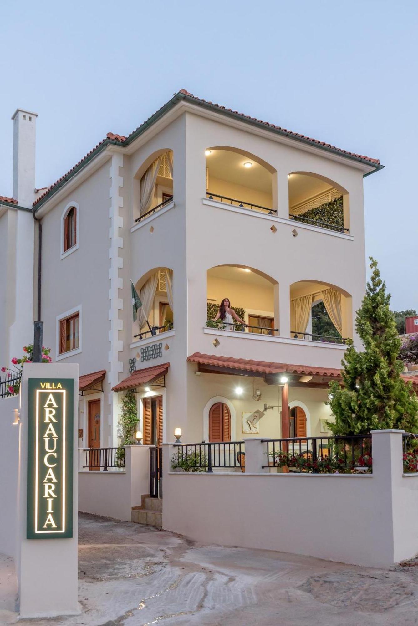 Villa Araucaria - Private Pool, Jacuzzi, Sea View Ρέθυμνο Εξωτερικό φωτογραφία