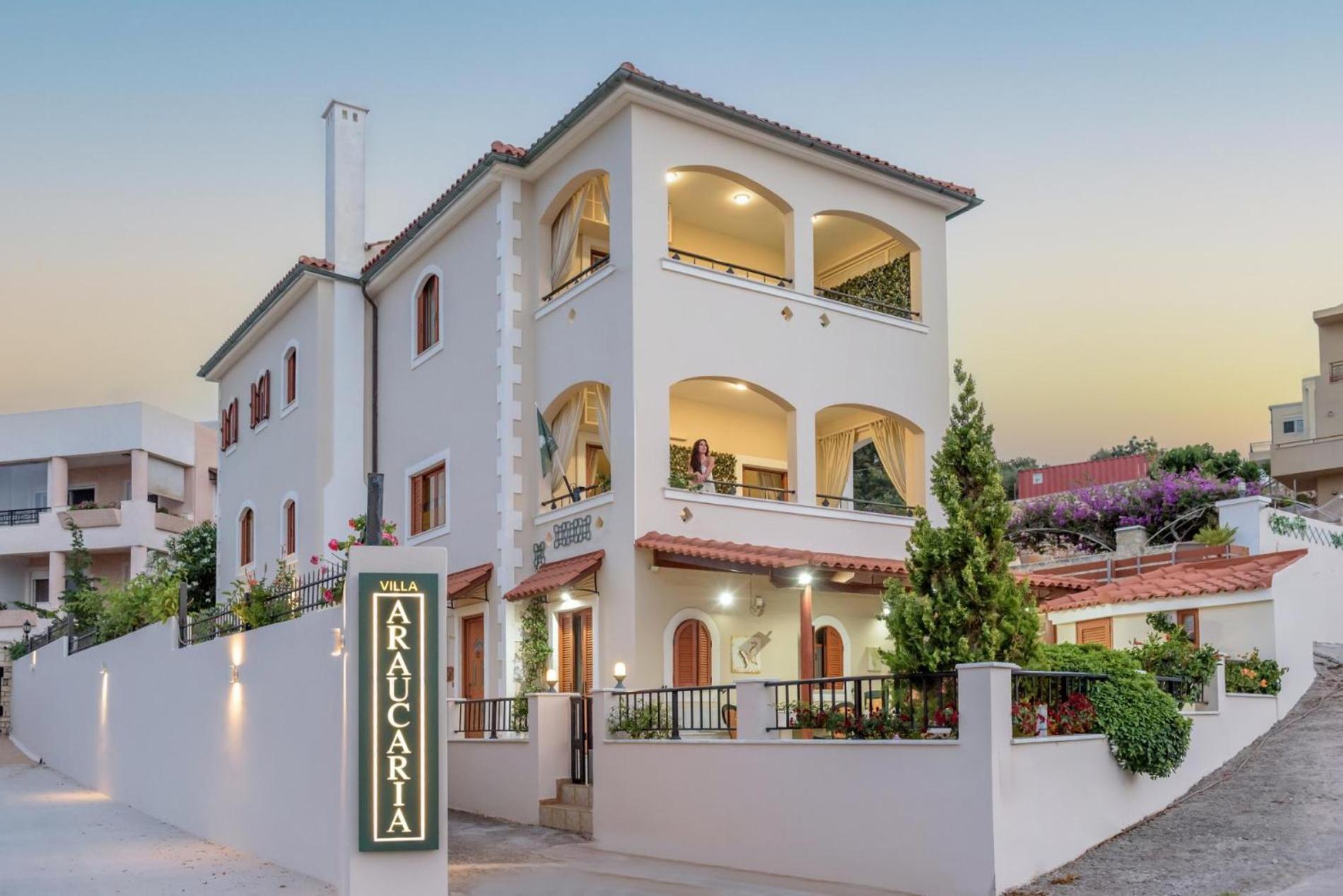 Villa Araucaria - Private Pool, Jacuzzi, Sea View Ρέθυμνο Εξωτερικό φωτογραφία